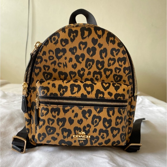 Coach Leopard Print Mini Backpack - Picture 6 of 6